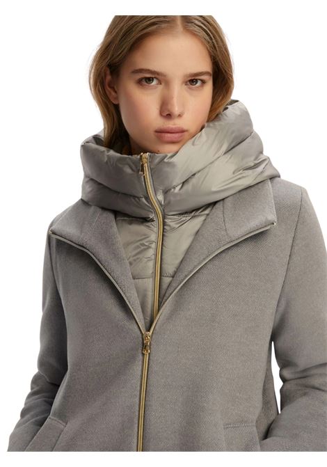 Giaccone imbottito in panno soft - GRIGIO CHIARO Emme Marella | SORRISO010